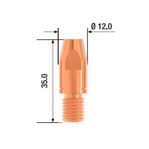 FUBAG Контактный наконечник M10х35 мм CuCrZr D=1.0 мм (25 шт.) в Санкт-Петербурге фото