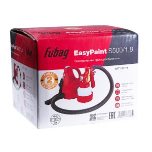 FUBAG Электрический краскораспылитель EasyPaint S500/1.8 с верхним бачком в #REGION_NAME_DECLINE_PP# фото