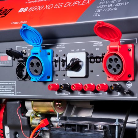 Бензиновый генератор FUBAG BS 8500 XD ES DUPLEX для одно и трехфазного режимов работы в Санкт-Петербурге фото