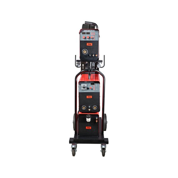 FUBAG Cварочный полуавтомат INMIG 500T DW SYN + Подающий механизм DRIVE INMIG DW SYN +Шланг-пакет 5 метров 70мм2 14 pol с жидкостным охлаждением для INMIG 500T DW SYN + Горелка FB 500 3m + Блок жидкостного охлаждения Cool 70 + Тележка для аппаратов в Санкт-Петербурге фото