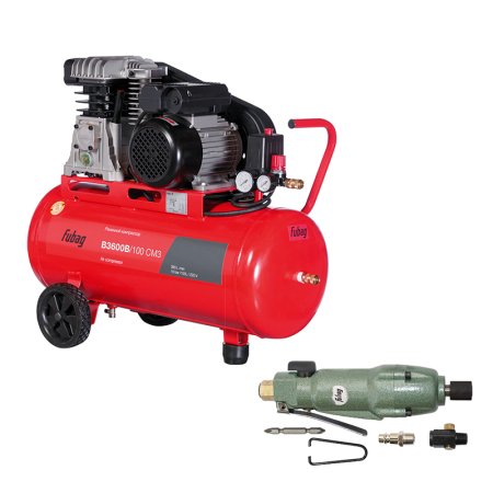 Ременной одноступенчатый компрессор FUBAG B3600B/100 CM3 + Пневмовинтоверт в ПОДАРОК Ременной одноступенчатый компрессор FUBAG B3600B/100 CM3 + Пневмовинтоверт в ПОДАРОК