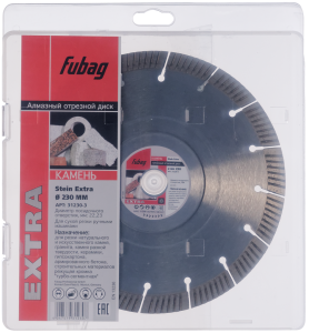 Алмазный отрезной диск FUBAG Камень Экстра (Stein Extra) D230 мм / 22,2 мм по камню в Санкт-Петербурге фото