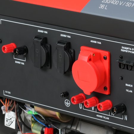 Бензиновый генератор FUBAG BS 9000 DA ES (трехфазный) с электростартером и коннектором автоматики в Санкт-Петербурге фото