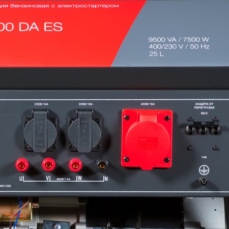 Бензиновый генератор FUBAG BS 8000 DA ES (трехфазный) с электростартером и коннектором автоматики в Санкт-Петербурге фото