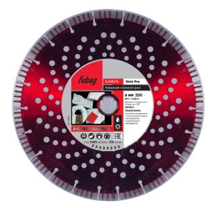 Алмазный отрезной диск FUBAG Камень Про (Stein Pro) D350 мм / 30 - 25,4 мм по камню в Санкт-Петербурге фото